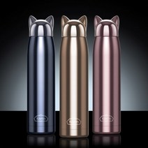 카론 스텐 텀블러 보온병, 댄디 펄 인디고 355ml