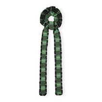 가니 스크런치 GREEN SEERSUCKER CHECK SCRUNCHIE
