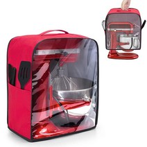 Luxja 투명 전면 패널 더스트 커버 5.7-7.6L(6-8쿼트) 키친에이드 믹서와 호환 스탠드 믹서 및 추가 부속품용 상단 손잡이가 있는 더스트 커버(모든 6-8쿼트) 스탠