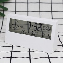 스마트 온습도계 실내 날씨 시간 온도계 습도계