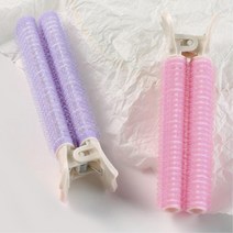 조정잘되는 여성 셀프파마 볼륨유지 집게 헤어롤 머리롤 히피펌 셋팅롤 볼류머, 핑크