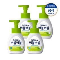크리넥스 버블버블 핸드워시 힐링그린 250mLx4개, 옵션선택
