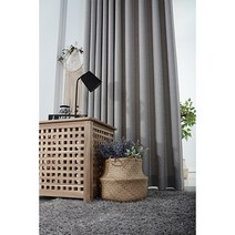 쥰하우스 린넨 암막커튼 민자커튼 나비주름커튼 핀형커튼 세로~250cm까지 동일가 세로길이 연장가능 맞춤제작