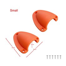 해양 나일론 와이어 케이블 환기 커버 조개 껍질 인공 호흡기 보트 아울렛 요트 액세서리 2 개, [02] Small Orange