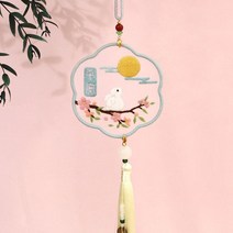 크로스 스티치 자수 패키지 꽃 선물 향낭 ping an fu diy 평화 매력 펜던트 바늘 마인더 키트 스레드 장식 보석 선물, 10