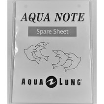 아쿠아렁 아쿠아노트 속지(20장) 새상품 스쿠버잠수다이빙 수종노트속지, 속지(2장)