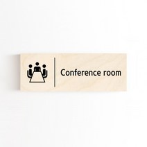 모두의팩토리 픽토그램 문패 대형 도어사인 28x10cm 40종, 28.Conference room