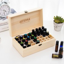 향수 진열대 호환 도테라 오일 보관 상자 제조업체 특별 제공 10ml 롤온 병 15ml 저장 단단한 나무 상자 다중 사양 36 병 에센셜 오일 저장 쇼케이스