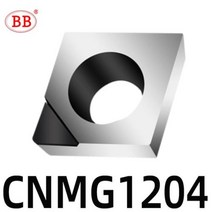 선반 터닝툴 BB CBN 인서트 CNC 가공 공구 큐빅 질화 붕소 터닝 주철 강철 절단 WNMG TNMG, 08+CNMG1204(1T)
