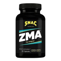 SNAC ZMA 건강한 면역 체계를 지원하는 오리지널 회복 및 수면 보충제 180캡슐 (90개 2팩), 90 Count (Pack of 1)