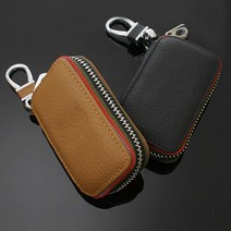 자동차 스마트키홀더 가죽케이스, 스마트키케이스 C타입-블랙