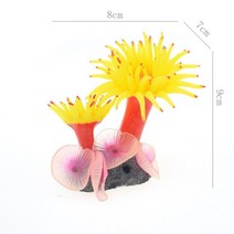 인공 수중 산호 수족관 물고기 장식품 은신처 꾸미기 꽃산호 해수어 수초 코랄, as picture, 2