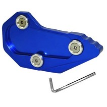 오토바이 리프트 오토바이 CNC 킥 스탠드 발 사이드 확장 패드 지지판 BMW R1200RS RS/R 2015-2018, 05 Blue
