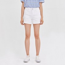 잠뱅이 여) 화이트 스판 노멀워싱_AL2DL375-WH