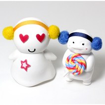 귀마개 머리띠 파츠 석고방향제 만들기 DIY 재료 미니어처, 민트