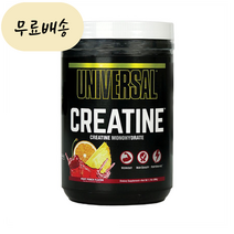 유니버셜 크레아틴 모노하이드레이트 500g 85회분 1세트 후르츠펀치 [미국 직배송], 1개