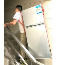 이동 마법 운반 벨트 끈 이삿짐 대형 가구 배달, 3. 블랙 더블 핸드 스트랩