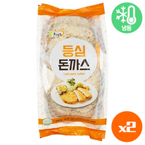굿프랜즈 등심 돈까스1.5kg 대용량/업소용/식당용/옛날동까스, 2개, 1.5kg