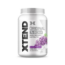 Xtend BCAA 글레이셜 그레이프맛 90 서빙 아르기닌 글루타민 함유, 1개, 기본