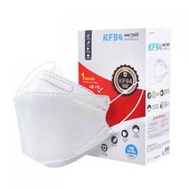 프리벤트 황사방역용 마스크 대형 KF 94 화이트, 50개입, 1개