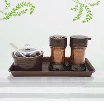 명품 옹이 업소테이블 조미료통세트, 옹이 테이블양념통 세트1호
