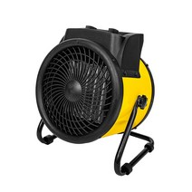 공업용 현장용 PTC 온풍기 산업용 전기 히터 업소용 열풍기, 옐로우