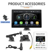 카플레이 무선 카플레이 안드로이드오토 모니터 멀티 MP5 화면 후면 카메라 9인치, 02 Monitor and Camera