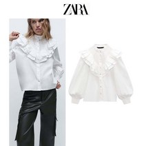메이드 포플린 ZARA 자라 여성 블라우스