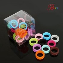 리케이 가위 손잡이 실리콘 링, 연두