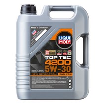 리퀴몰리 3707 TOP TEC 4200 엔진오일 5W-30 5L