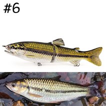 thetime 2366g multi jointed swimbait 크랭크베이트 for big game 바다 낚시 싱크 wobbler lure trolling swimbaits 3x, 색상 6, 180mm 66g, 02 color 6_02 180mm 66g