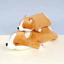 모찌모찌 꿀잠쿠션인형 웰시코기(중) 동물인형 꿀잠쿠션(웰시코기)중, 단품, 색상:꿀잠쿠션(웰시코기)55CM|사이즈:FREE