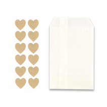 멀티 컬러 크래프트 종이 봉투 사탕 비스킷 가방 과자 도구 포장 웨딩 파티 초대장 인사말 카드 선물 12, 05 WHITE_01 10x16cm