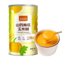 중국 설탕 무첨가 참마 호박 옥수수 가루 페이스트 즉석 좁쌀 호박죽, 500g, 1개