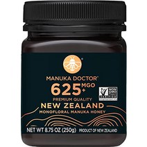 MANUKA DOCTOR mgo 625+ 마누카 꿀 모노플로랄 100% 순수 뉴질랜드 250g, mgo625, 8.75온스(1팩)
