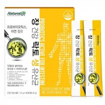 상큼한 딸기맛 장건강 락토 12종 생유산균 아연 30포 맛있는 유산균