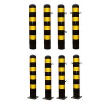 일자형 스틸 볼라드 165 x 1200mm, 앙카식(H1100) 고리1개
