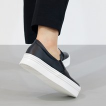 [당일출고/국내생산] 앵클라이트 4계절 데일리 코디 푹신한 양밴드 통굽 슬립온 스니커즈 AB-114