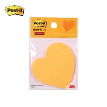 포스트잇 강한점착용 다이컷 노트 76 x 76 mm, 윙크하트, 6개입
