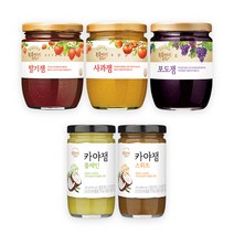 복음자리 과일잼(딸기 사과 포도)+카야잼(플레인 스위트), 사과잼370g+카야잼스위트240g