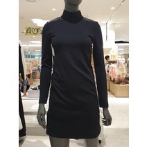 볼빅골프웨어 VLOPK906 여성 우븐패치 하이넥 원피스(1377423)