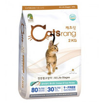 캐츠랑 NEW 전연령 올라이프 고양이 건식사료, 닭 + 참치, 2kg, 2개