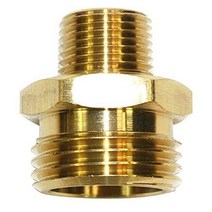 Interstate Pneumatics FGM016 1.9cm3/4인치 GHT 수 x 1cm3/8인치 NPT 호스 피팅 814651, 1