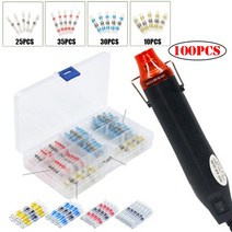 열풍기 300w 전기 미니 열총 휴대용 뜨거운 공기 총 300100pcs 열 수축 공예, 우리 플러그110v, 히터 및 100개
