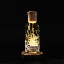 인플라워 LED 무드등 디퓨저 인테리어 꽃 디퓨저 드라이플라워 방방향제 160ml, 로즈칸타빌레