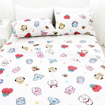 ♤N.Smart♤_BT21베이비 스케치 뱀부 리플 홑 이불 뱀부리플이불 리플이불 뱀부여름이불 리플홑이불 리플여름이불_1qwerzdt9
