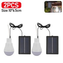 차량용태양광 충전기 태양광패널 휴대용 보조배터리 캠핑용 USB 충전식 태양전지 패널 1-10 개 야외 조명, 02 2pc LED Solar Light