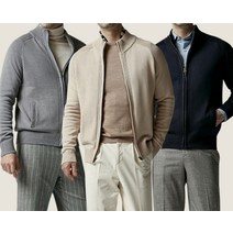 [워모] 남성 트렌디 데일리 니트 집업 가디건