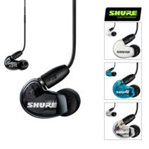 [SHURE] AONIC215-UNI (SE215-UNI) 슈어 모바일과의 호환성을 한층 업그레이드 (투명 블랙 블루 화이트), 클리어