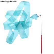 리듬체조리본 운동회 재롱잔치 리듬체조 리본 수구 다채로운 댄스 체육관 댄스 체육관 막대 아트 발레 빙빙 스틱, 2m gn2